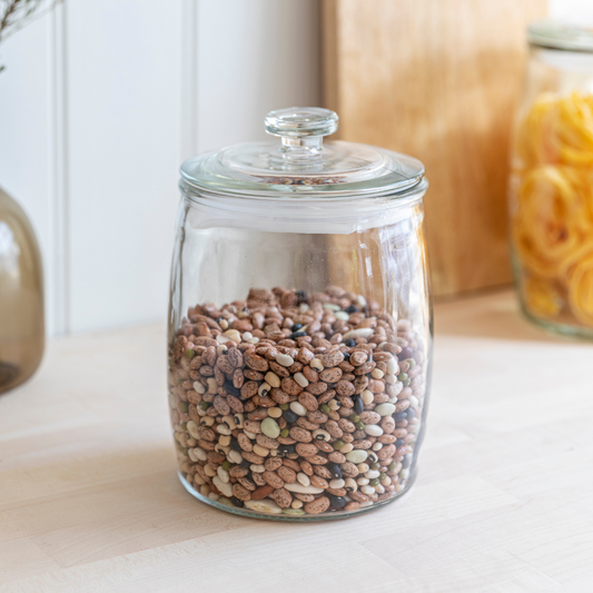 Glass Storage Jars | These glass storage jars are airtight, keeping your food fresh and delicious.