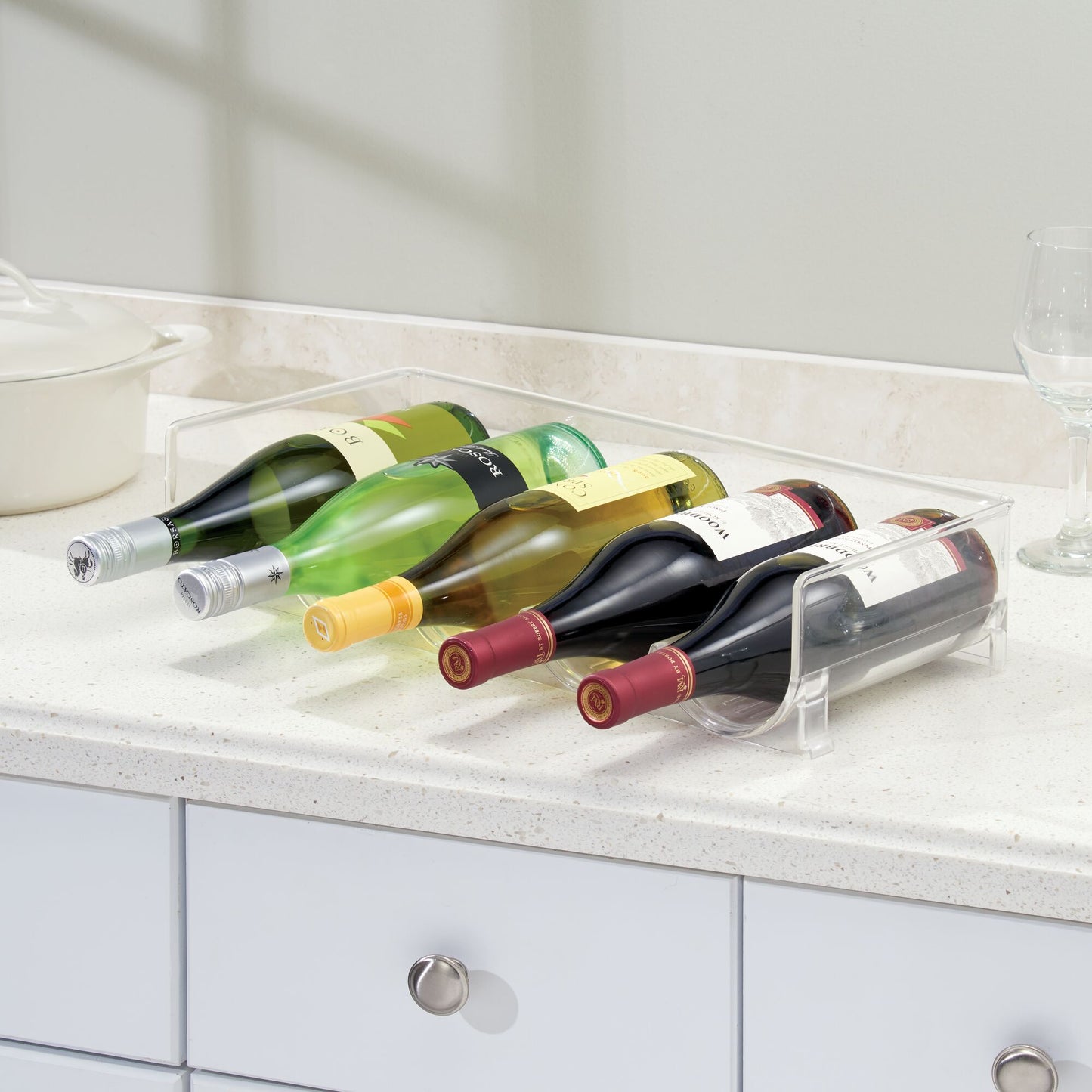 Linus Stackable Wine and Water Bottle Rack