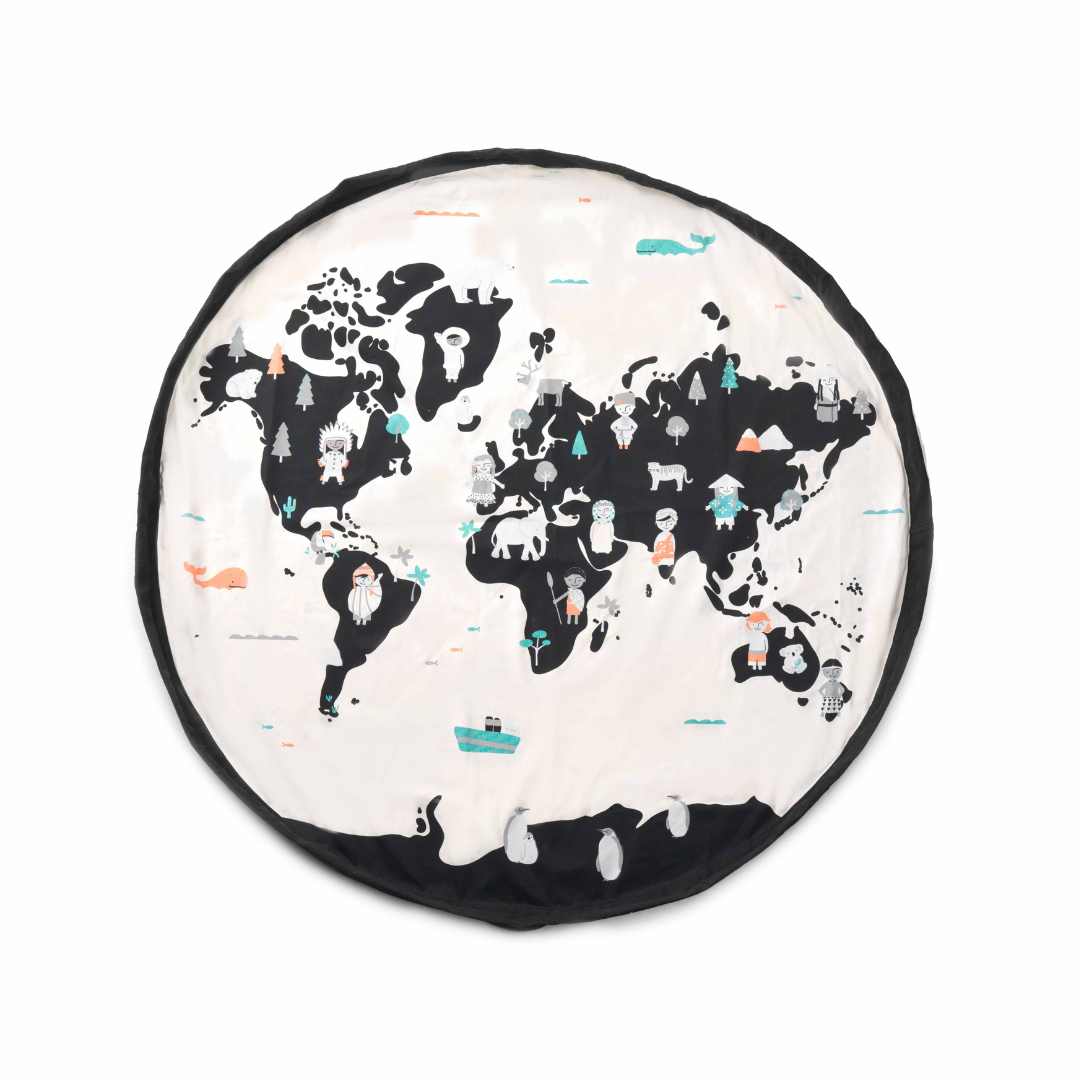 Play & Go Worldmap/Stars | Playmat and Storage Bag